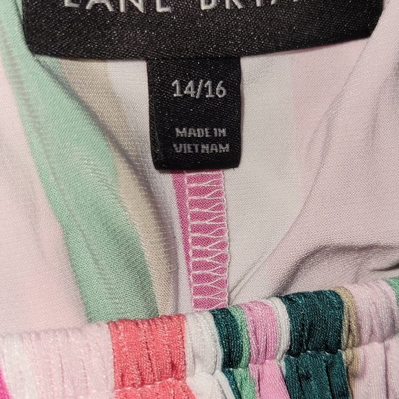 Lane Bryant Striped Jumpsuit 14/16 - Picture 2 of 4